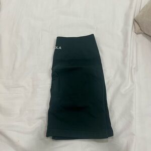 Aurola Women's Dark Green Athletic Shorts